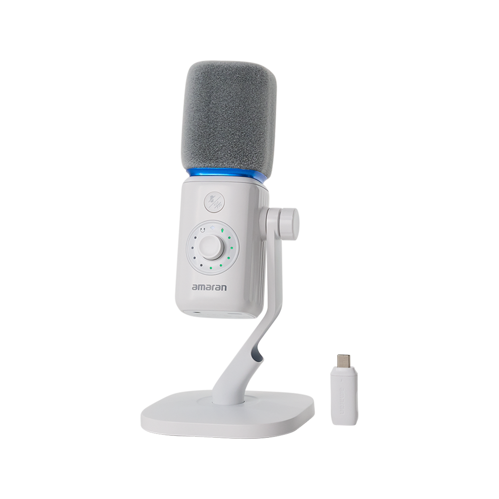 amaran Mic Desktop Stand Kit (White)